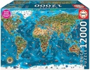 PUZZLE 12000 MARAVILLAS DEL MUNDO EDUCA 19057