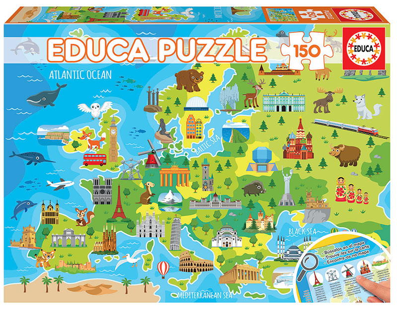 PUZZLE 150 MAPA DE EUROPA FSC(R)
