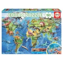 PUZZLE 150 MAPAMUNDI DINOSAURIOS FS