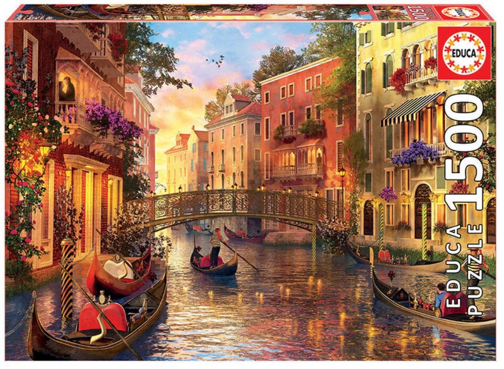 PUZZLE 1500 ATARDECER EN VENECIA EDUCA 17124