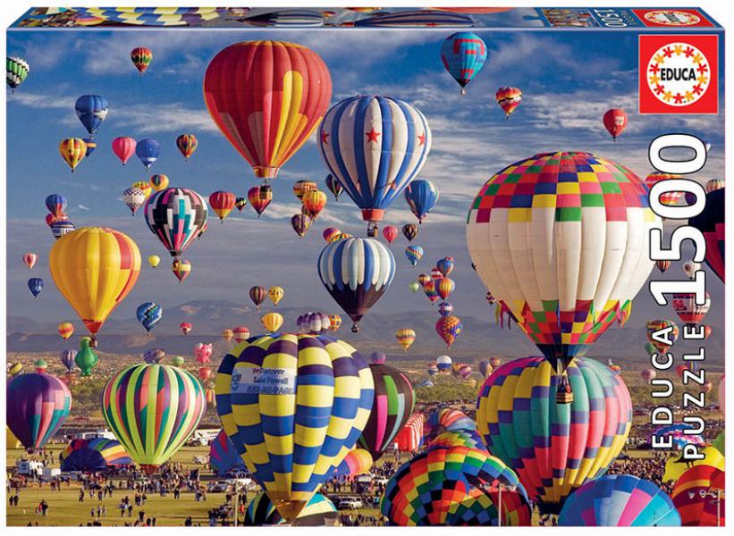 PUZZLE 1500 GLOBOS AEROSTÁTICOS EDUCA 17977