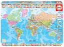 PUZZLE 1500 MAPAMUNDI POLÍTICO EDUCA 18500