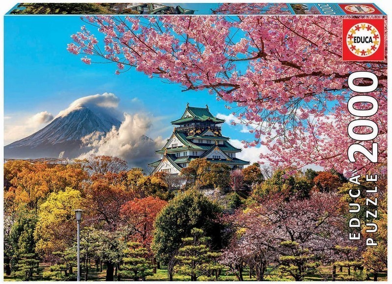 PUZZLE 2000 CASTILLO DE OSAKA, JAPÓN EDUCA 19276