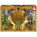 PUZZLE 2000 MONTAJE AZTECA MAYA FSC EDUCA 19565 MONTAJE AZTECA MAYA FSC