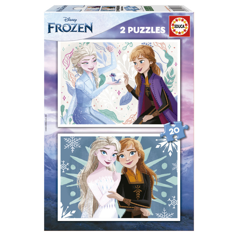 PUZZLE 2x20 FROZEN  EDUCA 19736  EDUCA 19736