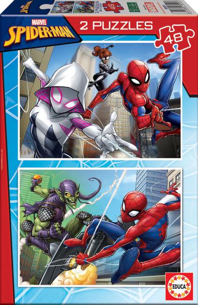 PUZZLE 2x48 SPIDER-MAN EDUCA 18099