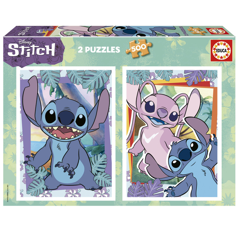 PUZZLE 2X500 STITCH DISNEY EDUCA 19732