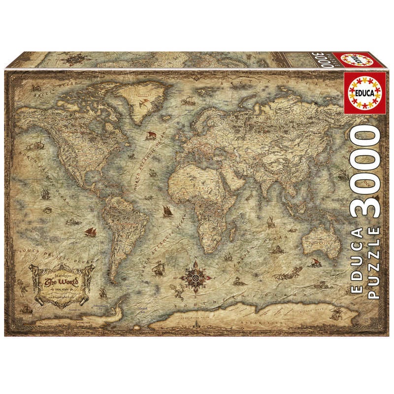 PUZZLE 3000 MAPAMUNDI FSC(R) EDUCA 19567