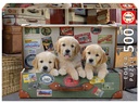 PUZZLE 500 CACHORROS EN EL EQUIPAJE EDUCA 17645