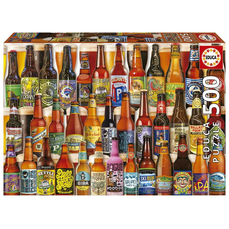 PUZZLE 500 CERVEZAS ARTESANALES FSC EDUCA 19610
