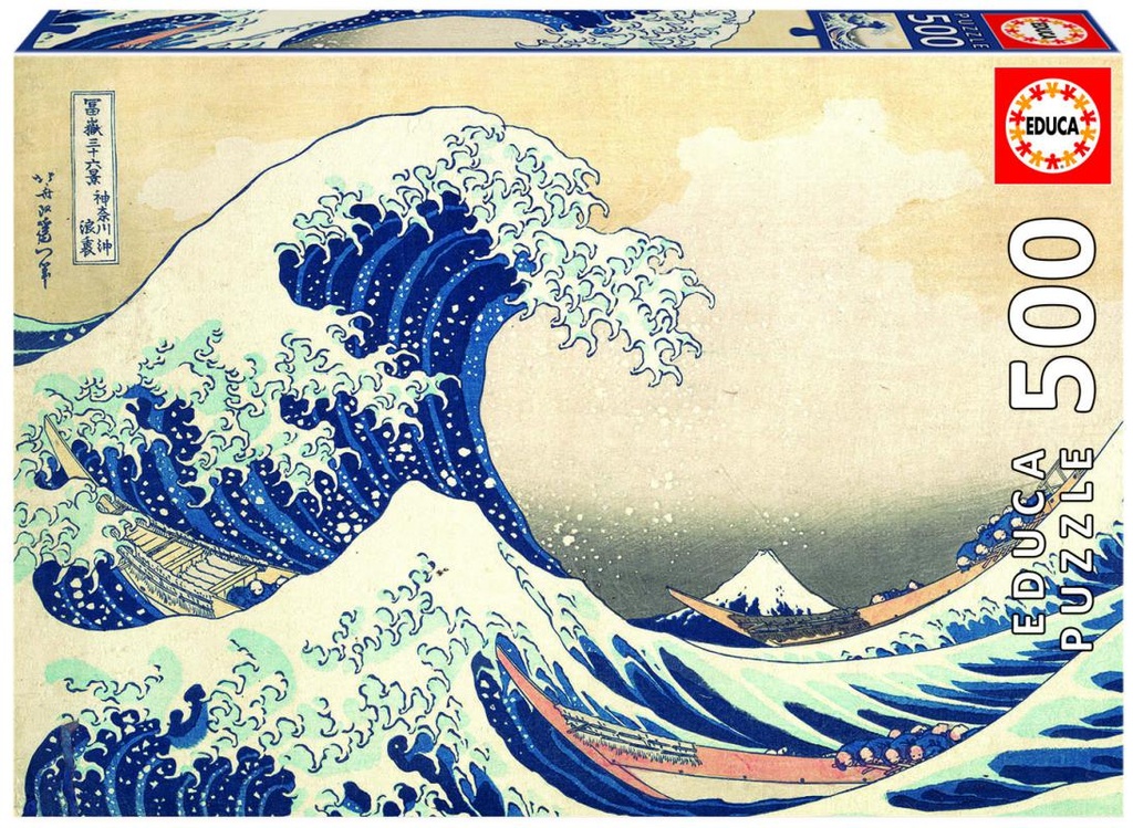 PUZZLE 500 GRAN OLA DE KANAGAWA FS EDUCA 19002