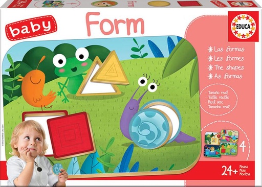 [E18121] PUZZLE BABY FORMS FSC(R) EDUCA 18121