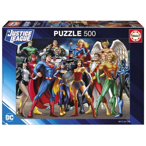 [E19913] PUZZLE 500 JUSTICE LEAGUE DC COMICS EDUCA 19913