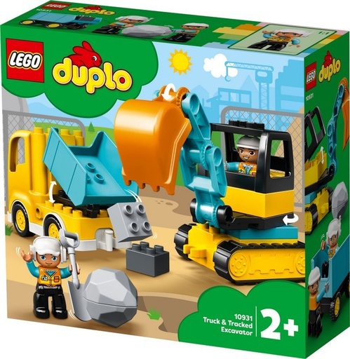 [LE10931] Camión y Excavadora con Orugas LEGO 10931