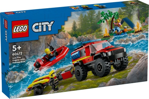 [LE60412] Camión de Bomberos 4x4 con B.. V29 LEGO  60412