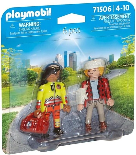 [PL71506] Paramédico con paciente PLAYMOBIL 71506