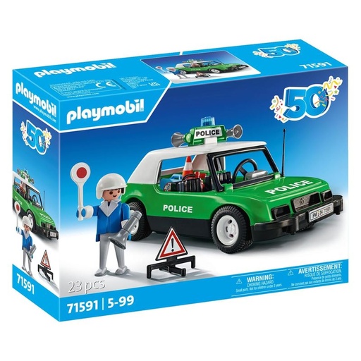 [PL71591] Coche policía clásico PLAYMOBIL 71591