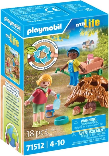 [PL71512] Cuidados de la familia de erizos PLAYMOBIL 71512