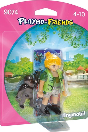 [PL9074] Cuidadora con Bebé Gorila PLAYMOBIL PL9074