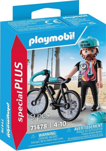 [PL71478] Ciclista de carretera Paul PLAYMOBIL 71478