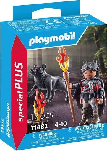 [PL71482] Guerrero con lobo PLAYMOBIL 71482