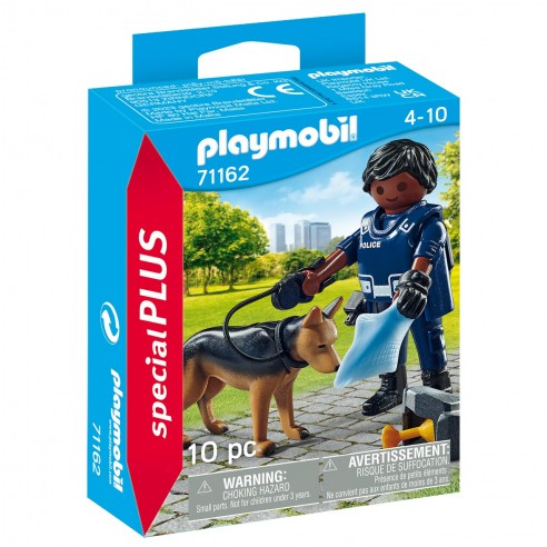 [PL71162] Policía con Perro PLAYMOBIL 71162