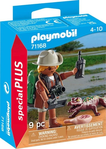 [PL71168] Investigador con Caimán PLAYMOBIL 71168