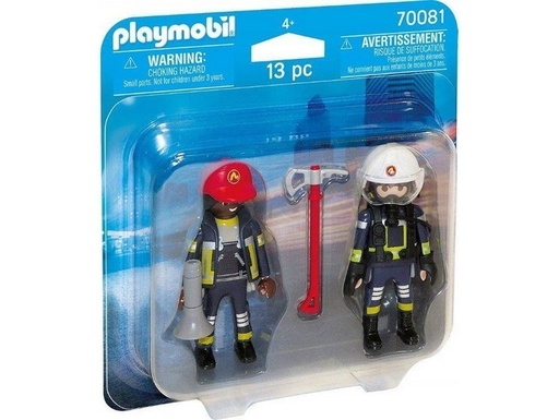 [PL70081] Duo Pack Bomberos  PLAYMOBIL 70081