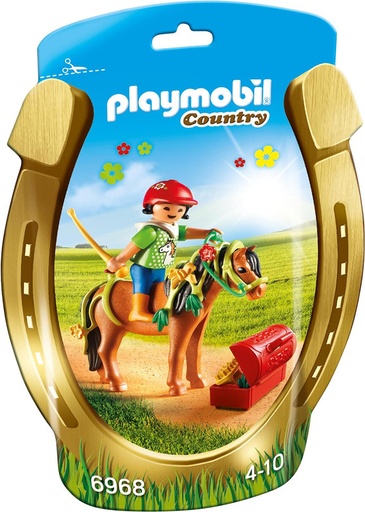 [PL6968] Jinete con Poni Flor PLAYMOBIL PL6968
