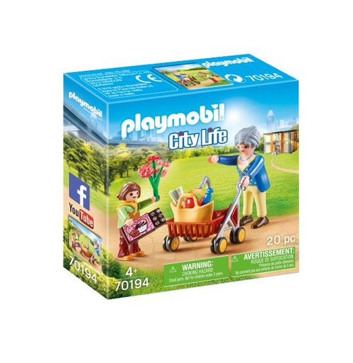 [PL70194] Abuela con Niña  70194 PLAYMOBIL