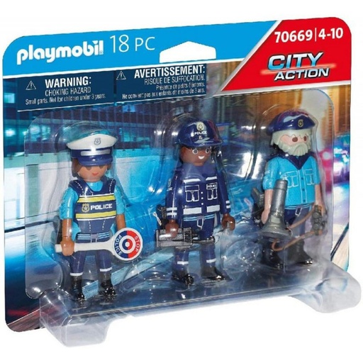 [PL70669] Set Figuras Policía PLAYMOBIL  70669