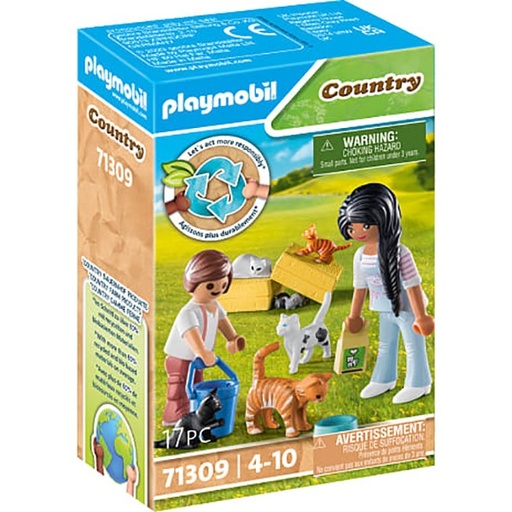 [PL71309] FAMILIA DE GATOS PLAYMOBIL 71309