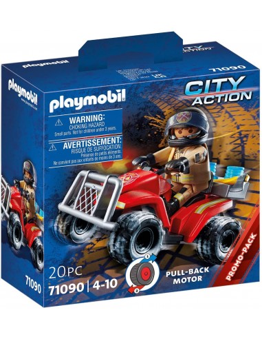 [PL71090] Bomberos - Speed Quad PLAYMOBIL 71090