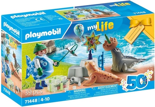 [PL71448] Cuidadora con animales PLAYMOBIL 71448