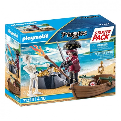 [PL71254] Starter Pack  Pirata con Bote de remos PLAYMOBIL 71254