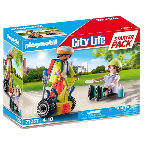 [PL71257] Starter Pack Rescate con Balance Racer PLAYMOBIL 71257