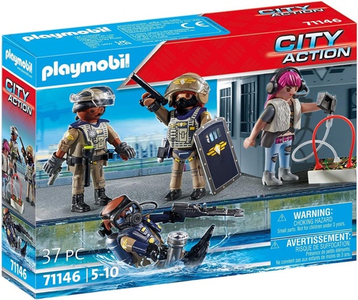 [PL71146] Fuerzas Especiales - Set Figuras PLAYMOBIL 71146
