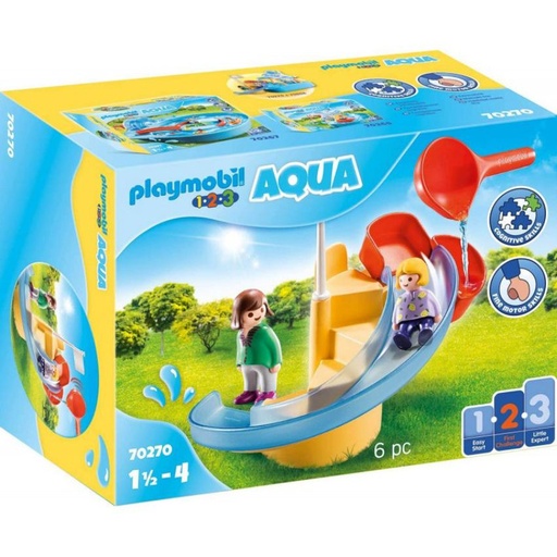[PL70270] 1.2.3 Tobogán Acuático PLAYMOBIL  70270