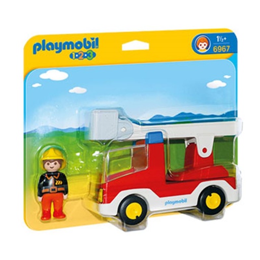 [PL6967] 1.2.3 Camión de Bombero PLAYMOBIL 6967