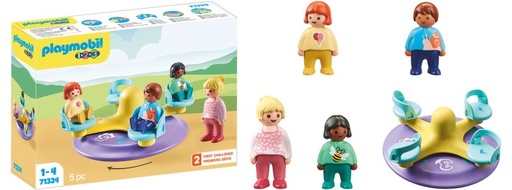 [PL71324] 1.2.3 CARRUSEL PLAYMOBIL 71324