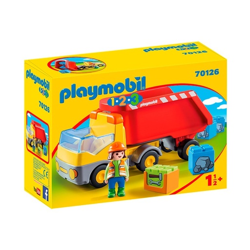 [PL70126] 1.2.3 Camión de Construcción PLAYMOBIL 70126
