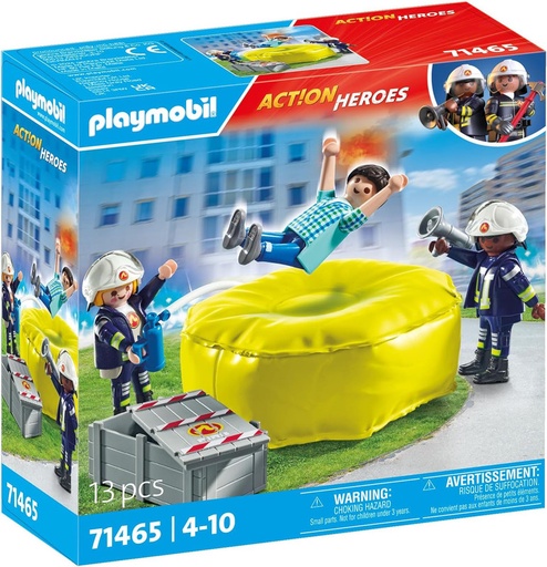 [PL71465] Bomberos con colchoneta PLAYMOBIL 71465