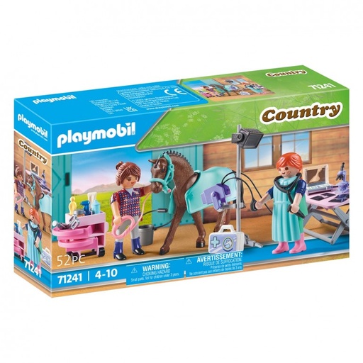 [PL71241] Veterinaria de Caballos PLAYMOBIL 71241