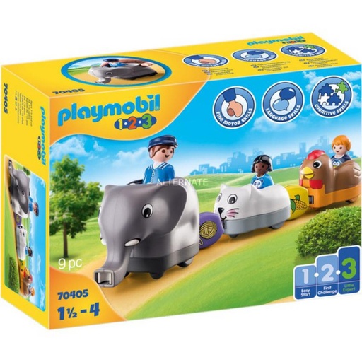 [PL70405] 1.2.3 Mi Tren de Animales PLAYMOBIL 70405