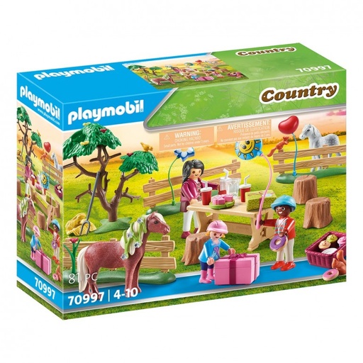 [PL70997] Fiesta de Cumpleaños en la Granja de Ponis PLAYMOBIL 70997