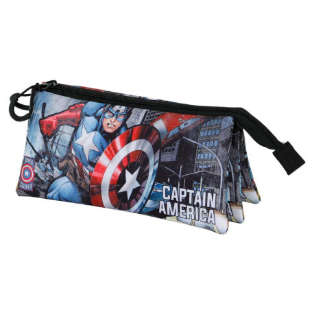 [KAR5363] CAPITAN AMÉRICA PORTATODO Triple FAN 2.  KARACTERMANIA 5363