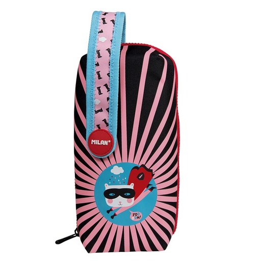 [MIL08872-SHP] Kit 4 estuches con contenido Super Heroes rosa xxcm
