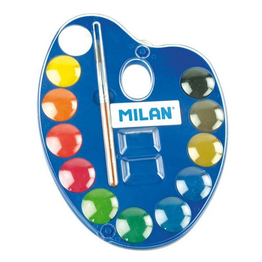 [MIL053412] PALETA AQUAREL-LES 12 PASTILLES 025mm