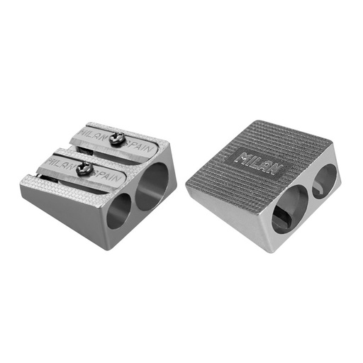 [MIL80035] sacapuntas de aluminio doble