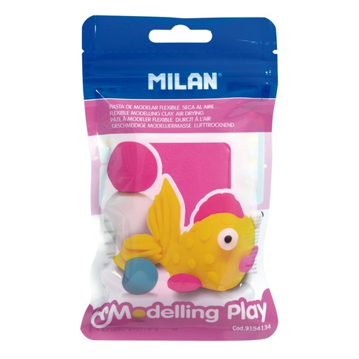 [MIL9154134] Pasta de modelar Modelling Play seca al aire, rosa